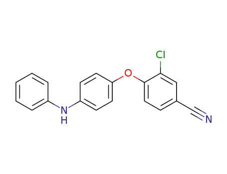 Molecular Structure of 158769-75-6 (4-(4-anilinophenoxy)-3-chlorobenznitrile)