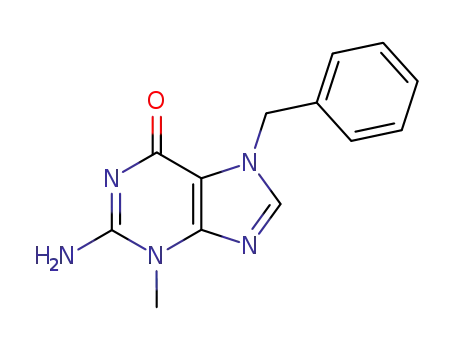 6H-Purin-6-one, 2-amino-3,7-dihydro-3-methyl-7-(phenylmethyl)-
