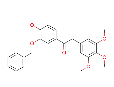 1-[4-methoxy-3-(phenylmethoxy)phenyl]-2-(3,4,5-trimethoxyphenyl)-ethanone