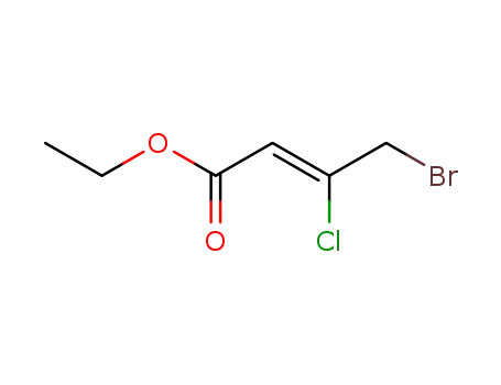 (Z)-4-Bromo-3-chloro-but-2-enoic acid ethyl ester