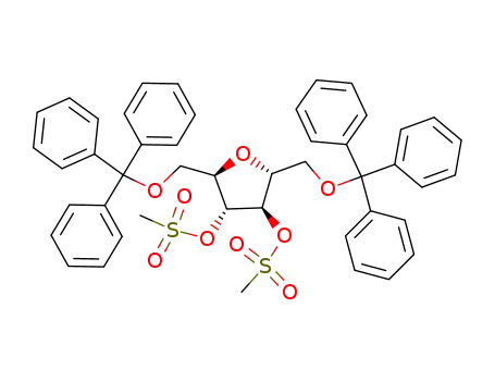 (2R,3R,4R,5R)-3,4-dimesyloxy-2,5-di(trityloxymethyl)tetrahydrofuran