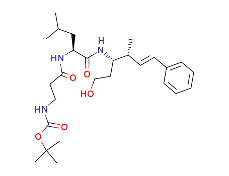(2-{(S)-1-[(E)-(1S,2R)-1-(2-Hydroxy-ethyl)-2-methyl-4-phenyl-but-3-enylcarbamoyl]-3-methyl-butylcarbamoyl}-ethyl)-carbamic acid tert-butyl ester