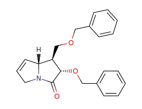 (1S,2S,7aR)-2-benzyloxy-1-benzyloxymethyl-2,5,7a-trihydropyrrolizin-3-one