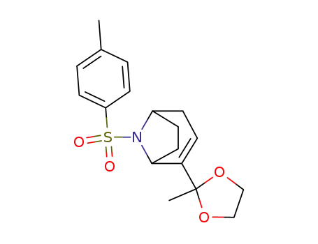 2-(2-methyl-1,3-dioxolan-2-yl)-8-[(4-methylphenyl)sulfonyl]-8-azabicyclo[3.2.1]oct-2-ene