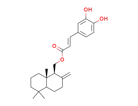 (-)-albicanyl 3,4-dihydroxycinnamate