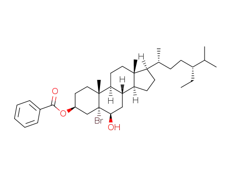(24R)-5-bromo-3β-hydroxy-5α-stigmast-3β,6β-diol-3-benzoate