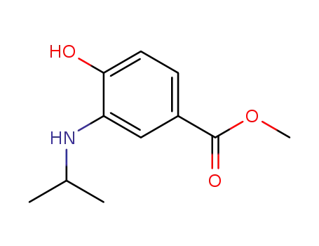벤조산, 4-하이드록시-3-[(1-메틸에틸)아미노]-, 메틸 에스테르(9CI)