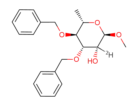 methyl 3,4-di-O-benzyl-α-L-(2-2H)rhamnopyranoside