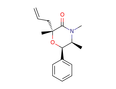 3-Morpholinone, 2,4,5-trimethyl-6-phenyl-2-(2-propenyl)-, (2R,5S,6R)-