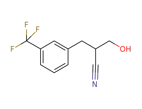 2-(hydroxymethyl)-3-[3-(trifluoromethyl)phenyl]propanenitrile