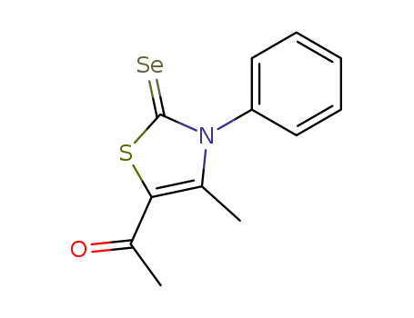 1-(4-methyl-3-phenyl-2-selenoxo-2,3-dihydro-thiazol-5-yl)-ethanone