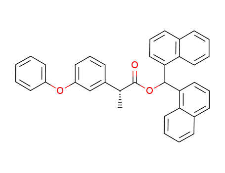 (R)-fenoprofen di(1-naphthyl)methyl ester