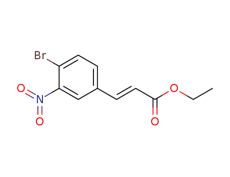 (E)-ethyl 3-(4-bromo-3-nitrophenyl)acrylate