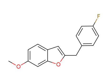 2-(4-fluorobenzyl)-6-methoxybenzofuran