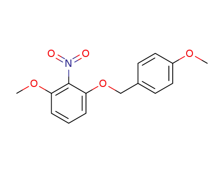 Molecular Structure of 1160046-55-8 (1-(3-methoxy-2-nitrophenoxy)methyl-4-methoxy-benzene)