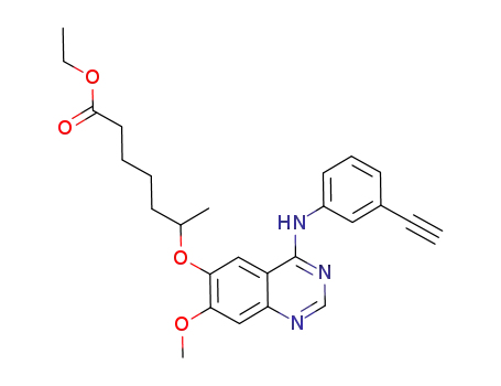 ethyl 6-(4-(3-ethynylphenylamino)-7-methoxyquinazolin-6-yloxy)heptanoate