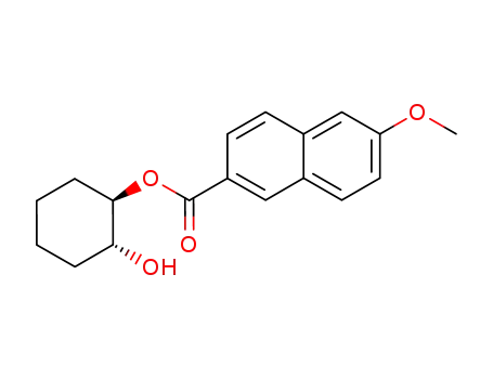 Molecular Structure of 247232-42-4 ((1R,2R)-trans-1,2-cyclohexanediol 1-(6-methoxy-2-naphthoate))