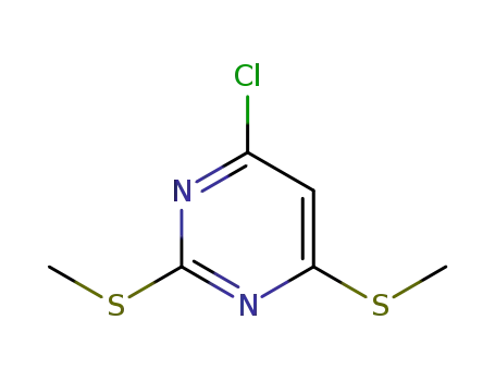 Molecular Structure of 257957-18-9 (4-chloro-2,6-bis(methylthio)pyrimidine)