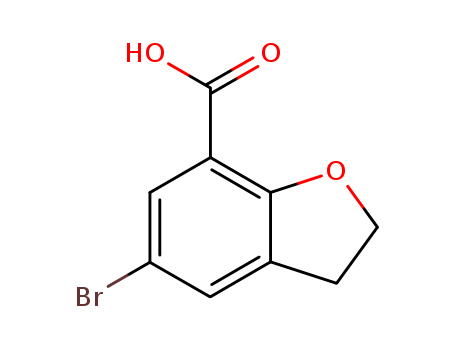 7-Benzofurancarboxylic acid, 5-bromo-2,3-dihydro-