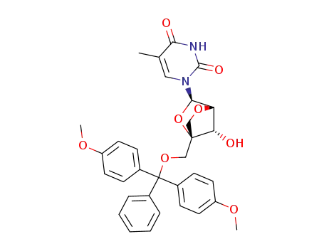 (1S,3R,4S,7S)-1-(4,4'-dimethoxytrityloxymethyl)-7-hydroxy-3-(thymin-1-yl)-2,5-dioxabicyclo[2.2.1]heptane