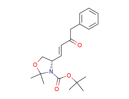 (4S)-4-(3'-oxo-4'-phenylbut-1'(E)-enyl)-2,2-dimethyloxazolidine-3-carboxylic acid tert-butyl ester