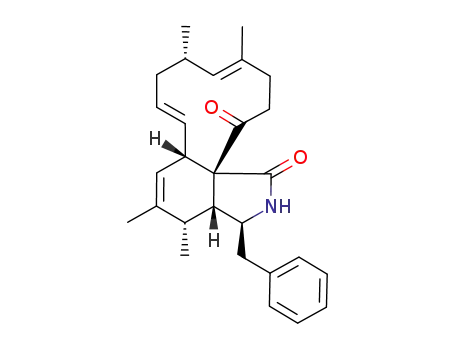 (13E,16S,17E)-16,18-Dimethyl-10-phenyl[11]cytochalasa-6<sup>(7)</sup>,13,17-triene-1,21-dione