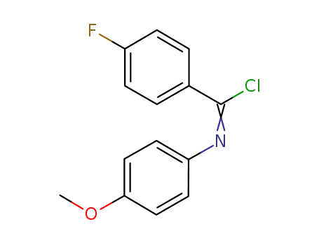 N-(p-anisyl)-4-fluorobenzenecarboxyimidoyl chloride