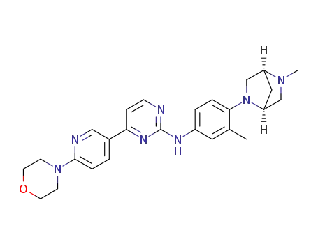 4-(6-(morpholin-4-yl)pyridin-3-yl)-N-(3-methyl-4-((1S,4S)-5-methyl-2,5-diazabicyclo[2.2.1]heptan-2-yl)phenyl)pyrimidin-2-amine