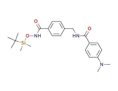 N-tert-butyldimethylsilyloxy-4-(4-dimethylaminobenzoyl)aminomethylbenzamide