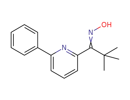 2,2-dimethyl-1-(6-phenylpyridin-2-yl)propan-1-one oxime