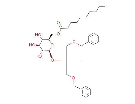 1,3-di-O-benzyl-2-O-(6-O-decanoyl-β-D-glucopyranosyl)-sn-glycerol