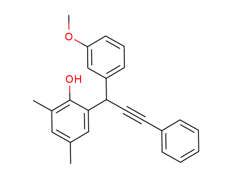 2-(1-(3-methoxyphenyl)-3-phenylprop-2-ynyl)-4,6-dimethylphenol