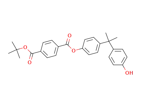 1,4-Benzenedicarboxylic acid, 1,1-dimethylethyl
4-[1-(4-hydroxyphenyl)-1-methylethyl]phenyl ester