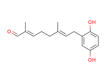 2,6-Octadienal,8-(2,5-dihydroxyphenyl)-2,6- dimethyl-,(2E,6E)-