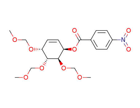 4-Nitro-benzoic acid (1R,4R,5R,6R)-4,5,6-tris-methoxymethoxy-cyclohex-2-enyl ester