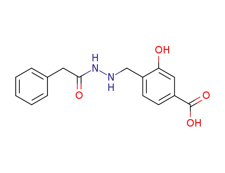 Molecular Structure of 330580-50-2 (3-hydroxy-4-{[2-(phenylacetyl)hydrazino]methyl}benzoic acid)