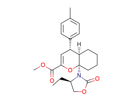 (4S,4aR,8aR)-8a-[(4R)-4-ethyl-2-oxo-1,3-oxazolidin-3-yl]-4-p-tolyl-4a,5,6,7,8,8a-hexahydro-4H-chromene-2-carboxylic acid methyl ester
