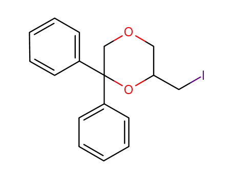 6-(iodomethyl)-2,2-diphenyl-1,4-dioxane