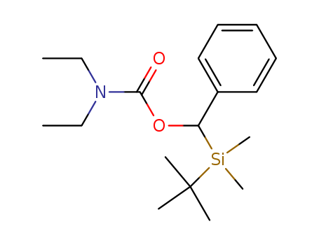 Carbamic acid, diethyl-, [(1,1-dimethylethyl)dimethylsilyl]phenylmethyl ester