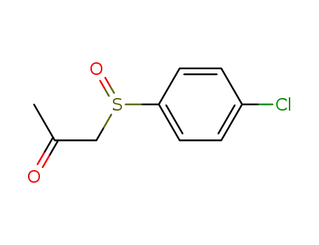 Molecular Structure of 17530-95-9 (1-(4-chlorophenylsulfinyl)propan-2-one)