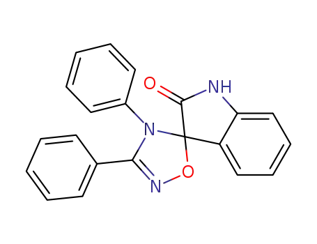 3',4'-diphenyl-1<i>H</i>,4'<i>H</i>-spiro[indole-3,5'-[1,2,4]oxadiazol]-2-one