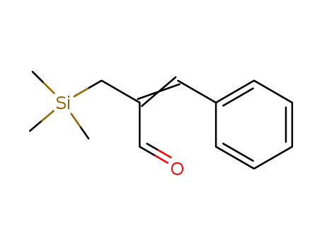 Molecular Structure of 89809-41-6 (2-Propenal, 3-phenyl-2-[(trimethylsilyl)methyl]-)