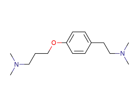 Molecular Structure of 325151-65-3 ({3-[4-(2-dimethylamino-ethyl)-phenoxy]-propyl}-dimethyl-amine)