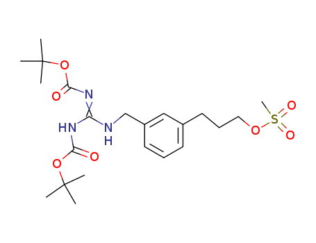 N,N-Bis(tert-butyloxycarbonyl)-N-3-(3-methane sulfonyloxypropyl)-benzylguanidine