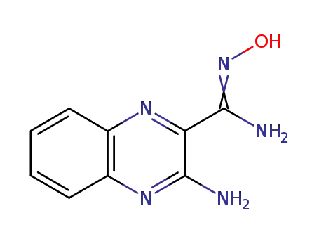 3-amino-2-quinoxalinecarboxamide oxime