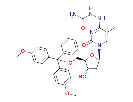 Molecular Structure of 244307-10-6 (N<sup>4</sup>-ureido-5'-O-4,4'-dimethoxytrityl-5-methyl-2'-deoxycytidine)