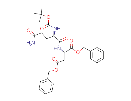 (S)-2-((R)-2-tert-Butoxycarbonylamino-4-carbamoyl-butyrylamino)-succinic acid dibenzyl ester