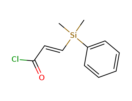 (E)-3-dimethyl(phenyl)silylpropenoic acid chloride
