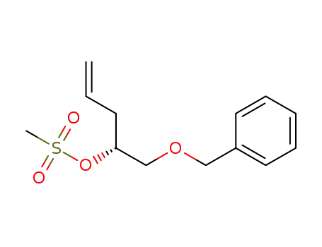(R)-1-(benzyloxy)pent-4-en-2-yl methanesulfonate