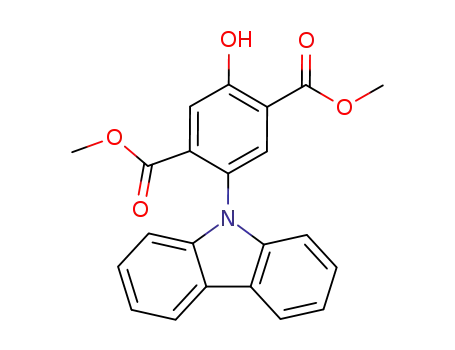 Molecular Structure of 406479-15-0 (1,4-Benzenedicarboxylic acid, 2-(9H-carbazol-9-yl)-5-hydroxy-,
dimethyl ester)
